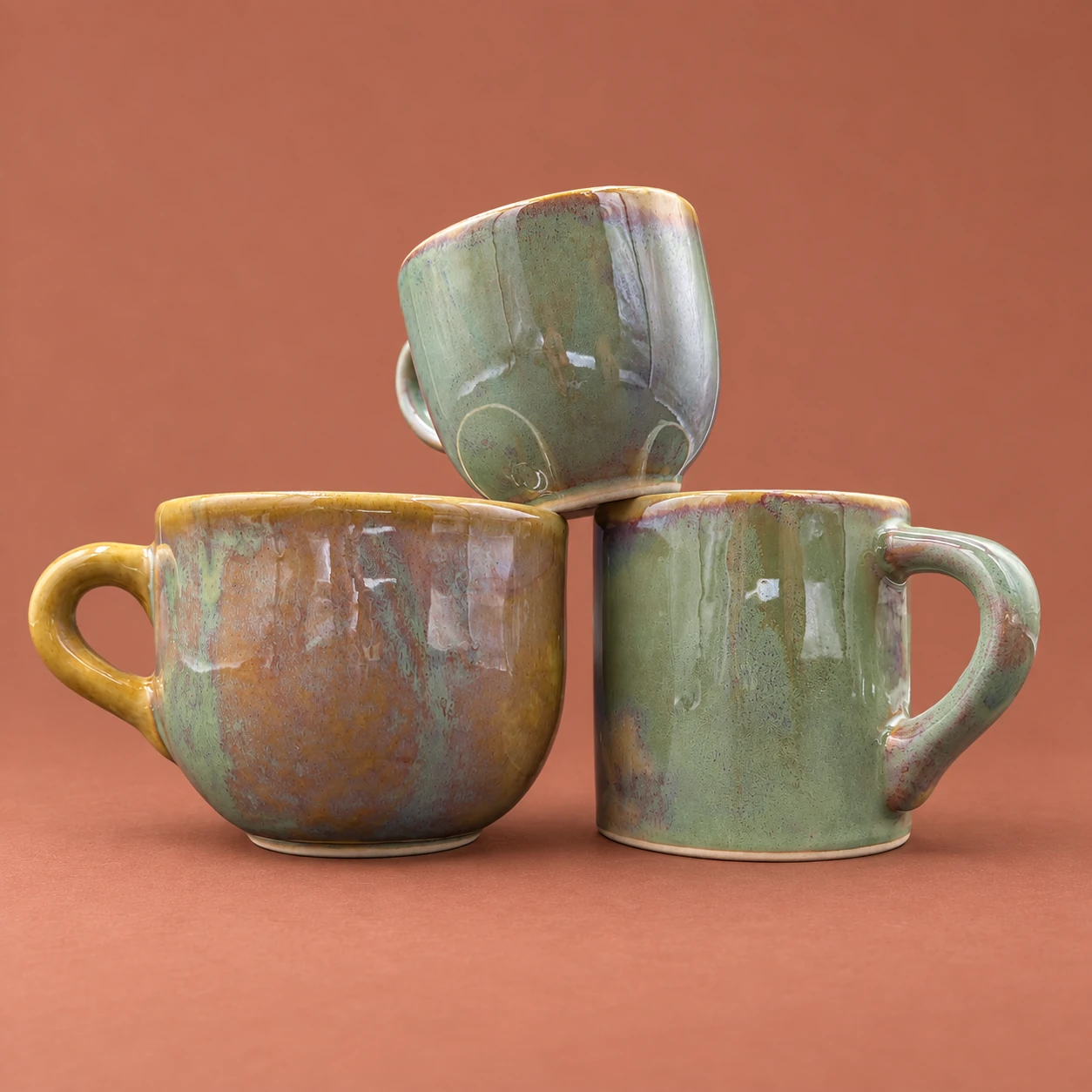Tazas · esmalte multicolor