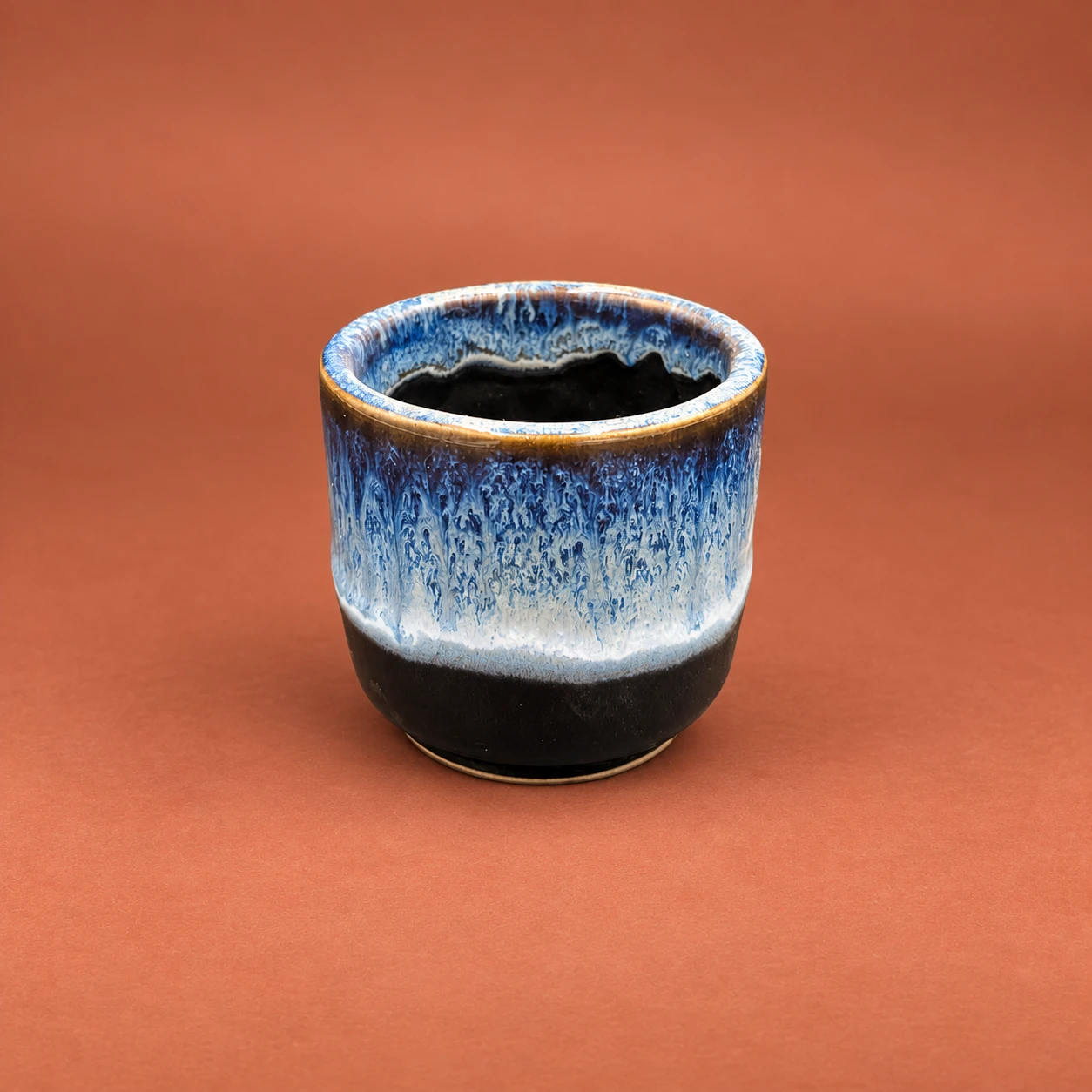 Cuenco · azul y blanco