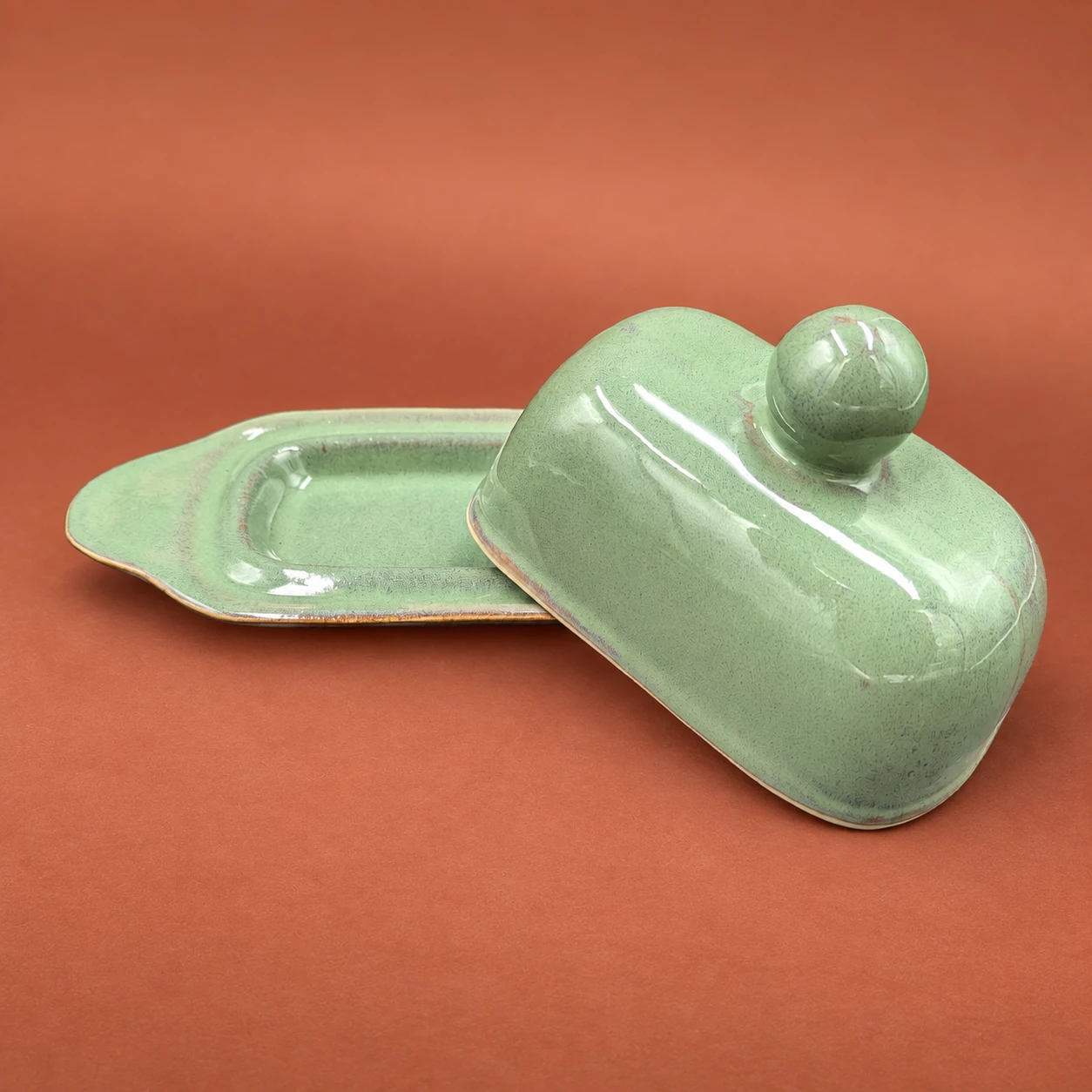 Recipiente con tapa · verde