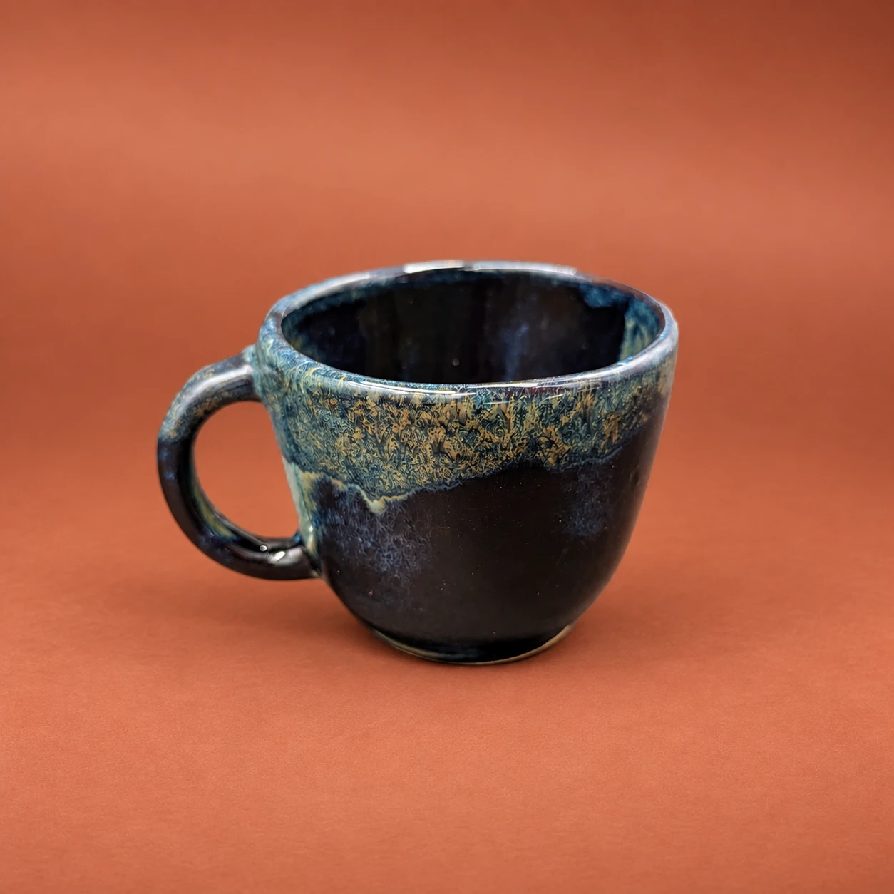 Taza redonda · azul oscuro